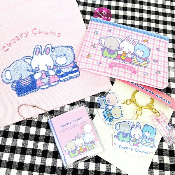 サンリオ チアリーチャム サガラ刺繍巾着 ポーチ Sanrio