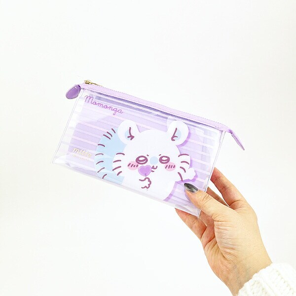 dショッピング |ちいかわ モモンガ・古本屋 クリアポーチ (mitte