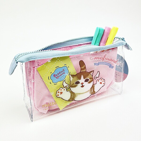 モフサンド mofusand 天使にゃん クリアポーチマチ