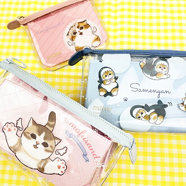 モフサンド mofusand 天使にゃん クリアポーチマチ