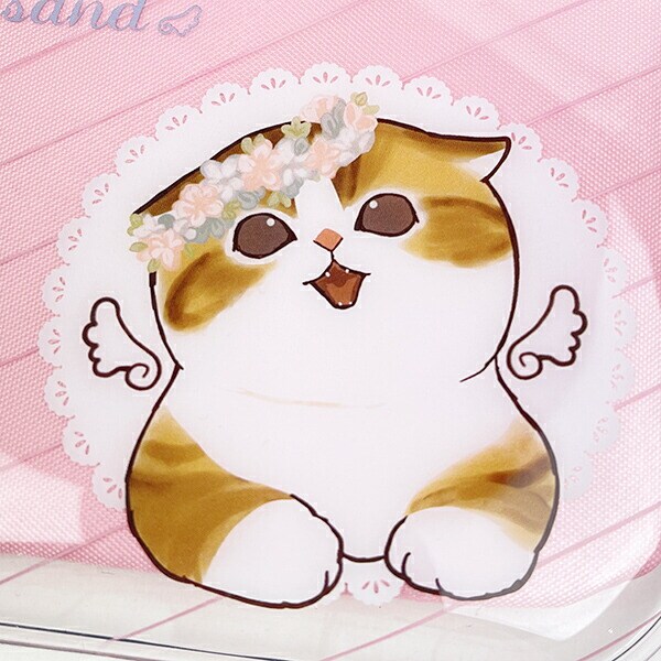 モフサンド mofusand 天使にゃん クリアポーチミニフラット