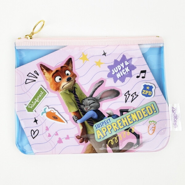 ディズニー ズートピア ミニポーチ(M) ピンク Disney