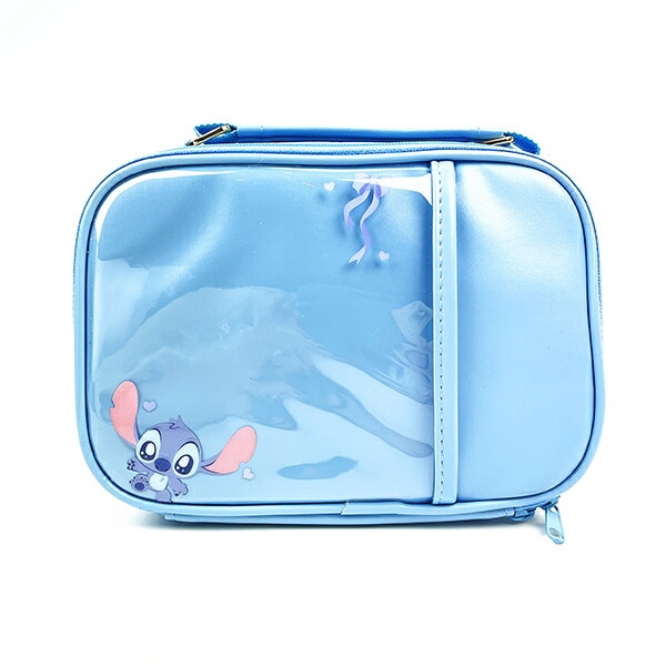 ディズニー スティッチ マルチケース ポーチ ブルー 推し活 Disney