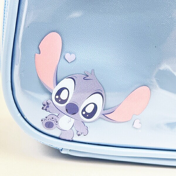 ディズニー スティッチ マルチケース ポーチ ブルー 推し活 Disney
