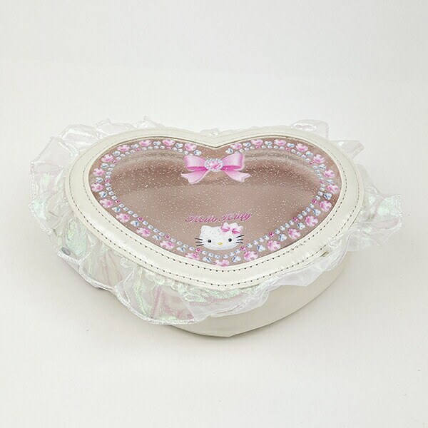 サンリオ ハローキティ バレエコア ハート型クリアポーチ Sanrio