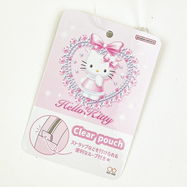 サンリオ ハローキティ バレエコア ハート型クリアポーチ Sanrio