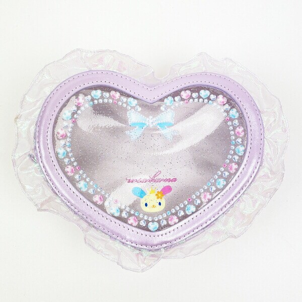 サンリオ ウサハナ バレエコア ハート型クリアポーチ Sanrio
