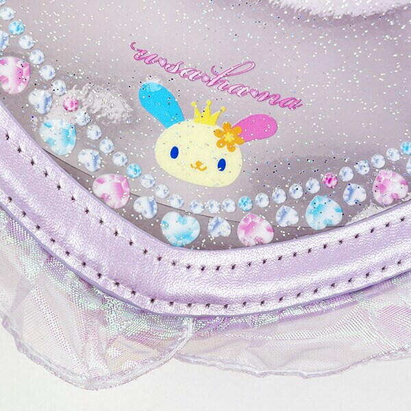 サンリオ ウサハナ バレエコア ハート型クリアポーチ Sanrio