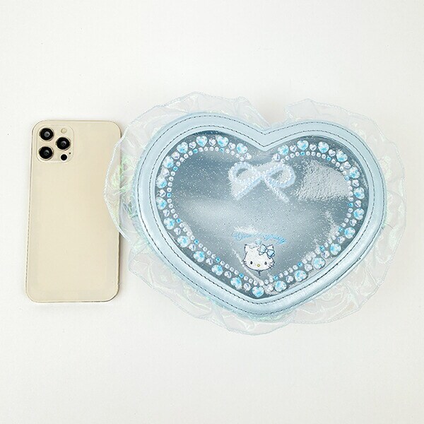 サンリオ チャーミーキティ バレエコア ハート型クリアポーチ Sanrio