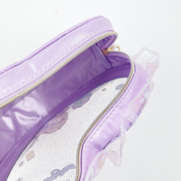 ディズニープリンセス ラプンツェル バレエコア ハート型クリアポーチ Disney