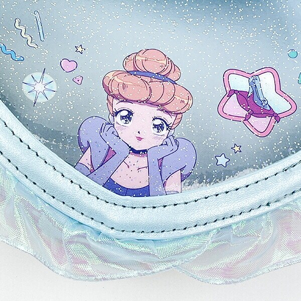 ディズニープリンセス シンデレラ バレエコア ハート型クリアポーチ Disney