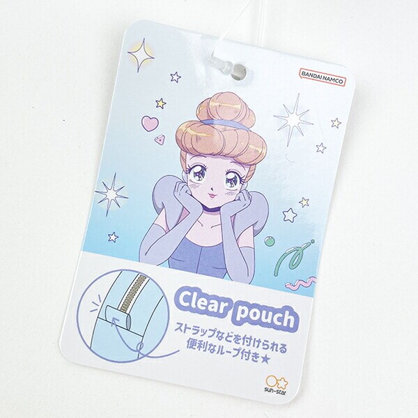 ディズニープリンセス シンデレラ バレエコア ハート型クリアポーチ Disney