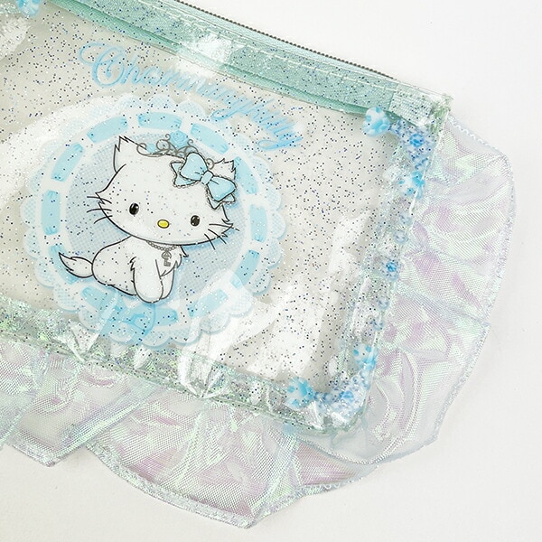 サンリオ チャーミーキティ バレエコア フリル付クリアポーチ Sanrio