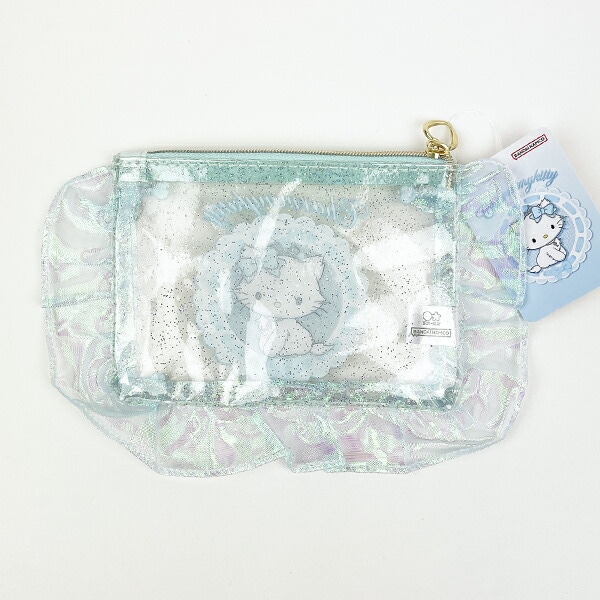 サンリオ チャーミーキティ バレエコア フリル付クリアポーチ Sanrio