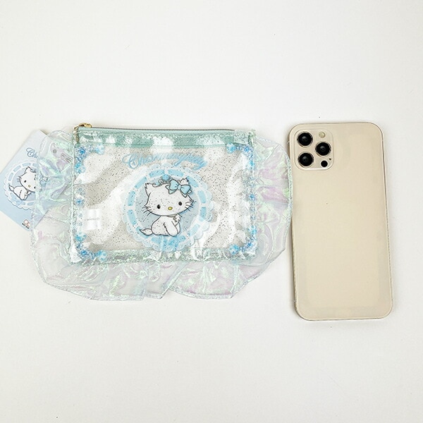 サンリオ チャーミーキティ バレエコア フリル付クリアポーチ Sanrio