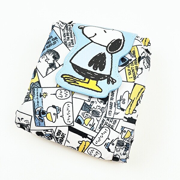 スヌーピー コミック 3ルームマチ付きエコバッグ マイバッグ SNOOPY