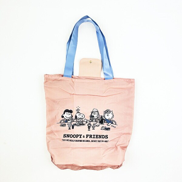 スヌーピー ガールズ 2ルームコンパクトエコバッグ マイバッグ SNOOPY