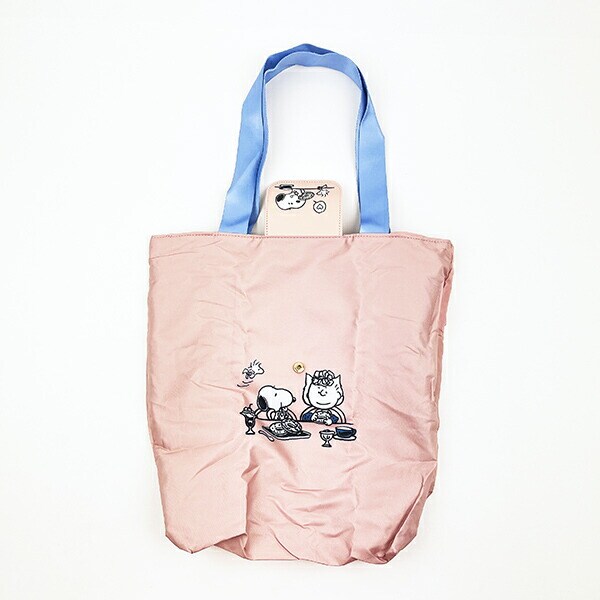 スヌーピー ガールズ 2ルームコンパクトエコバッグ マイバッグ SNOOPY