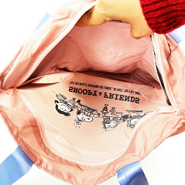 スヌーピー ガールズ 2ルームコンパクトエコバッグ マイバッグ SNOOPY