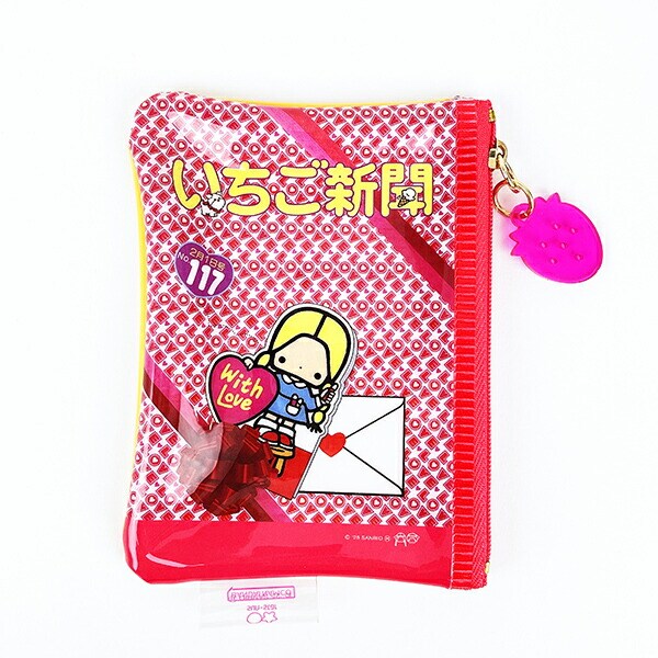サンリオ いちご新聞50th ミニポーチ(1980) Sanrio