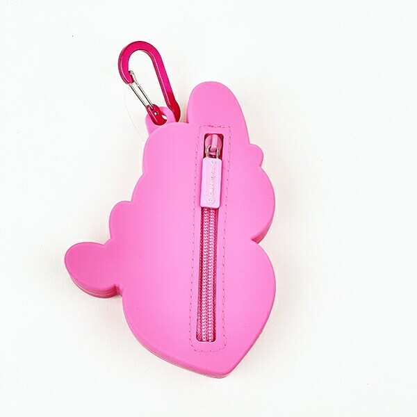 サンリオ マイメロディ＆フラットくん はあとぎゅっ カラビナ付シリコンポーチ Sanrio