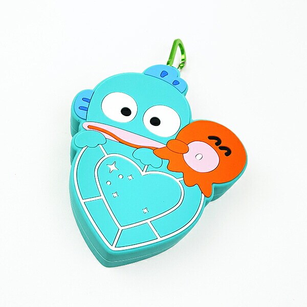 サンリオ ハンギョドン＆さゆり はあとぎゅっ カラビナ付シリコンポーチ Sanrio