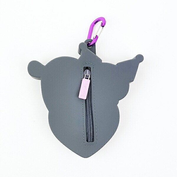 サンリオ クロミ＆バク はあとぎゅっ カラビナ付シリコンポーチ Sanrio