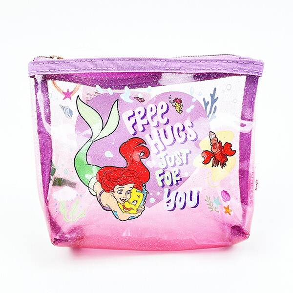 ディズニー プリンセス アリエル ラメクリアポーチ