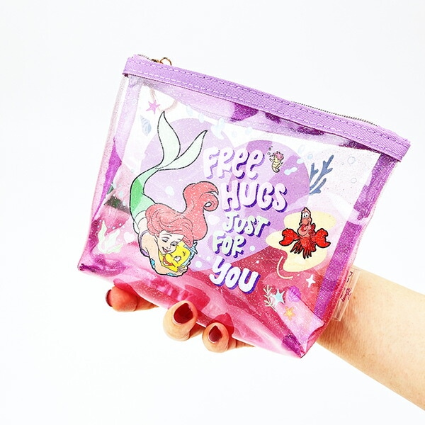 ディズニー プリンセス アリエル ラメクリアポーチ