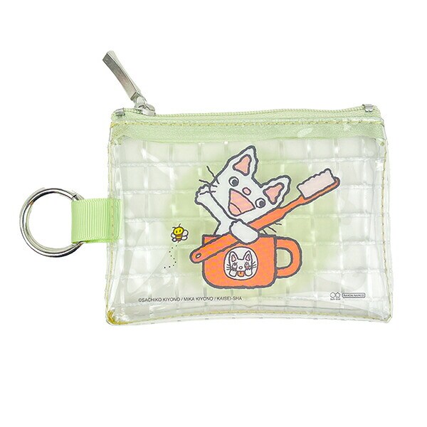 ノンタン クリアミニポーチ ライトグリーン