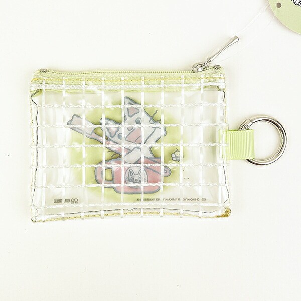 ノンタン クリアミニポーチ ライトグリーン