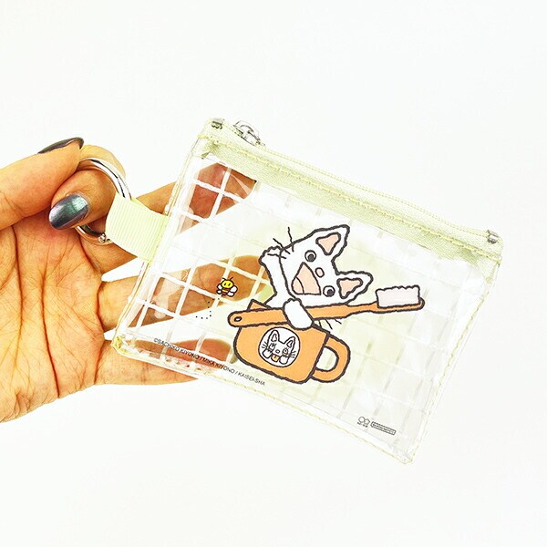 ノンタン クリアミニポーチ ライトグリーン