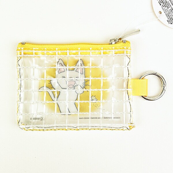 ノンタン クリアミニポーチ イエロー