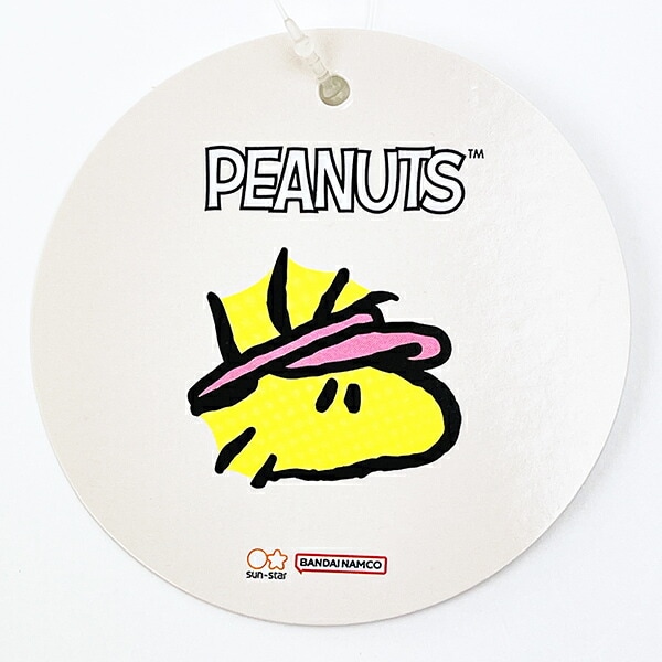 スヌーピー ウッドストック パフプリントミニポーチ アイボリー SNOOPY