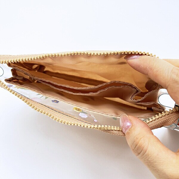 ピクミン クリアポーチ mitte ベージュ