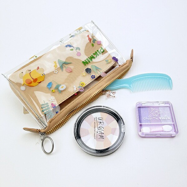 ピクミン クリアポーチ mitte ベージュ