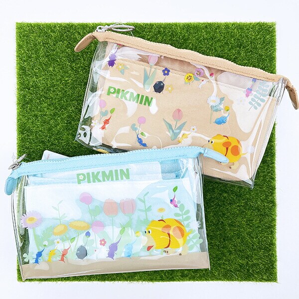 ピクミン クリアポーチ mitte ベージュ