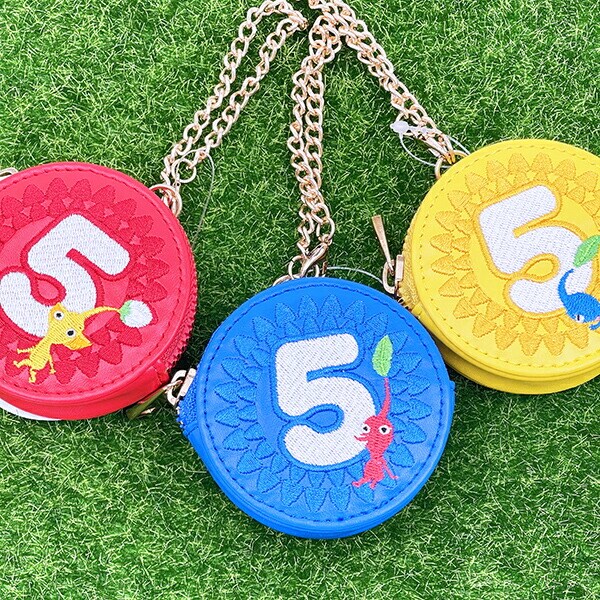 ピクミン チャームミニポーチ 青ペレット