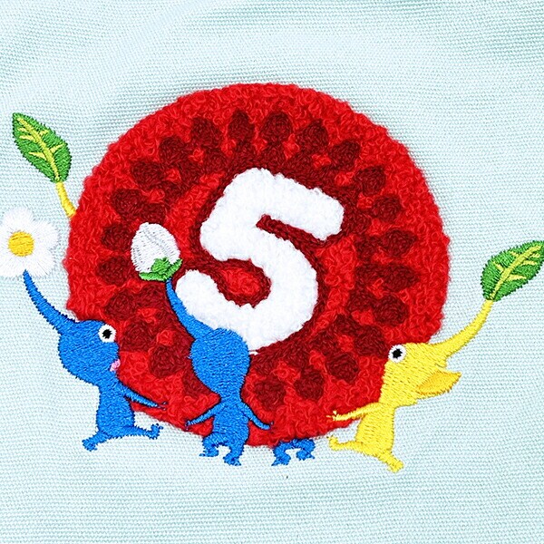 ピクミン サガラ刺?巾着 ライトブルー