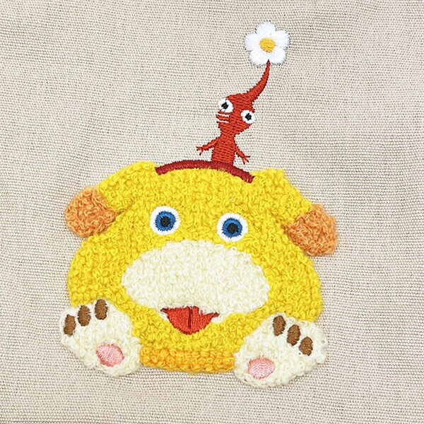 ピクミン サガラ刺?巾着 ベージュ