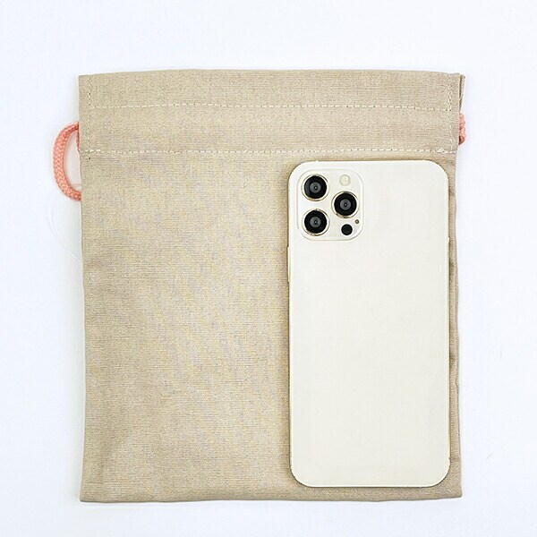 ピクミン サガラ刺?巾着 ベージュ