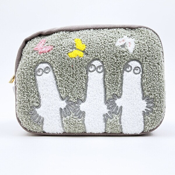 ムーミン ニョロニョロ サガラ刺繍ポーチ MOOMIN