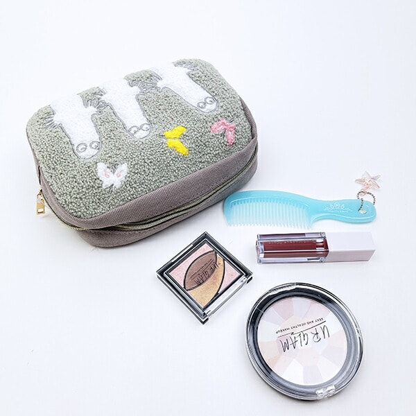 ムーミン ニョロニョロ サガラ刺繍ポーチ MOOMIN