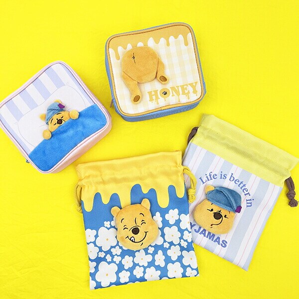 ディズニー くまのプーさん ぬいぐるみ巾着 ペロリ Disney