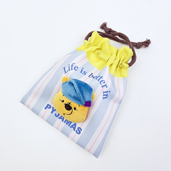 ディズニー くまのプーさん ぬいぐるみ巾着 パジャマ Disney