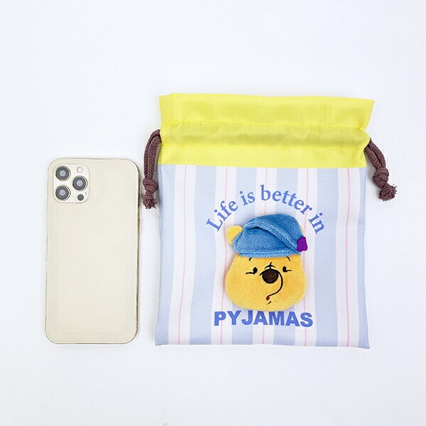 ディズニー くまのプーさん ぬいぐるみ巾着 パジャマ Disney