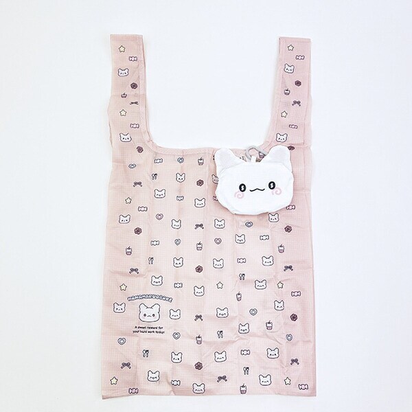サンリオ はなまるおばけ tetemo エコバッグ ピンク Sanrio
