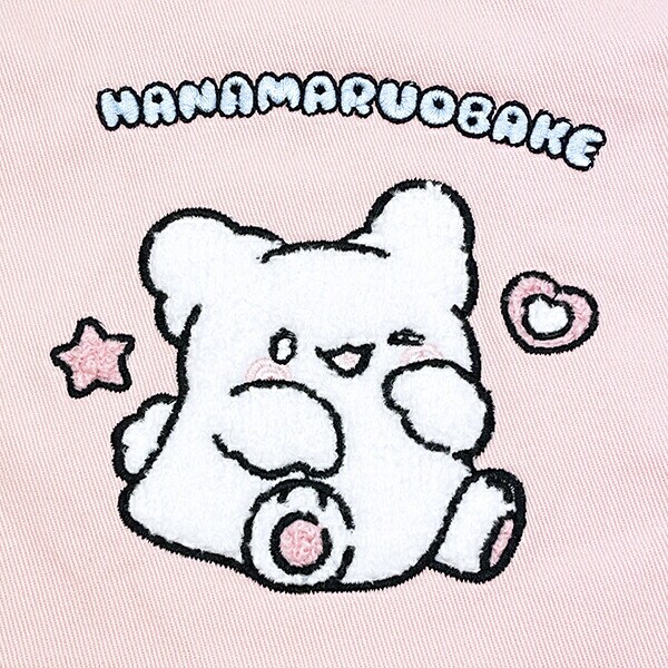 サンリオ はなまるおばけ サガラ刺繍巾着 ピンク Sanrio