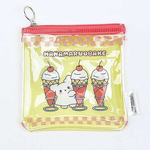 サンリオ はなまるおばけ フラットスクエアポーチ イエロー Sanrio