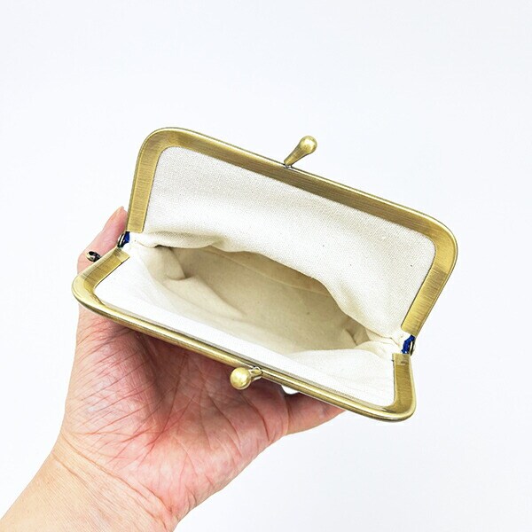 スヌーピー 畳刺繍ミニポーチ がま口 ハート SNOOPY